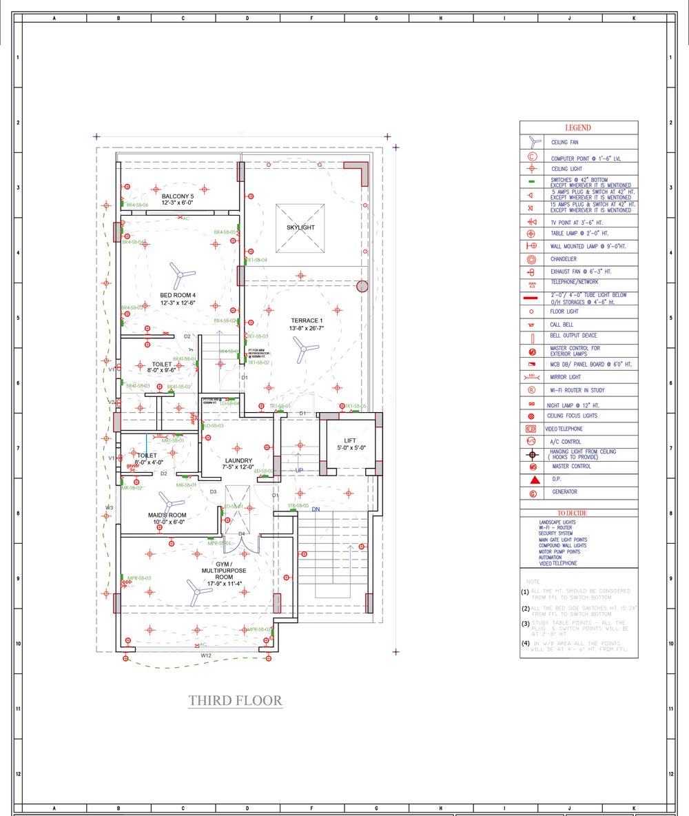 TF Electrical Layout